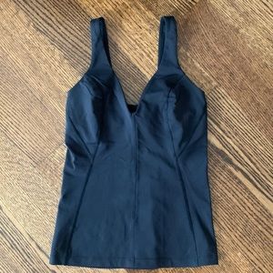 Lululemon Black V Neck Tank Top